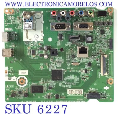 MAIN PARA TV LG / NUMERO DE PARTE EBU65583002 / EAX68805202 / 65583002 / 88497601 / G097R071AY / 9IPMXL18-000H / MODELO 43LT340CUB. AUSFLJM